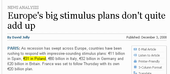 Poland Bailout